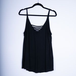 PINK Super Soft Tank in Black